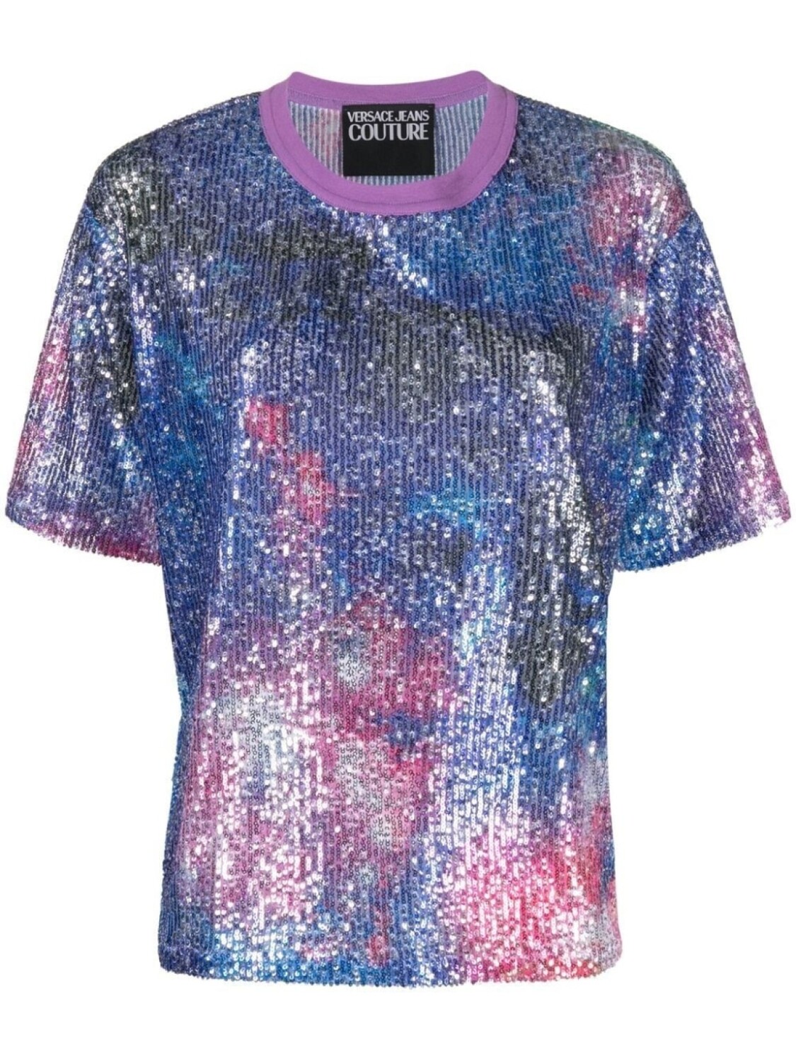 

Versace Jeans Couture футболка с пайетками, синий