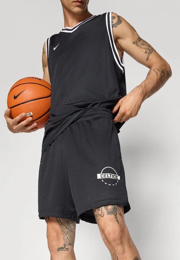 Шорты "бостон селтикс" клубная одежда Nike Performance, Black/White — фото 4