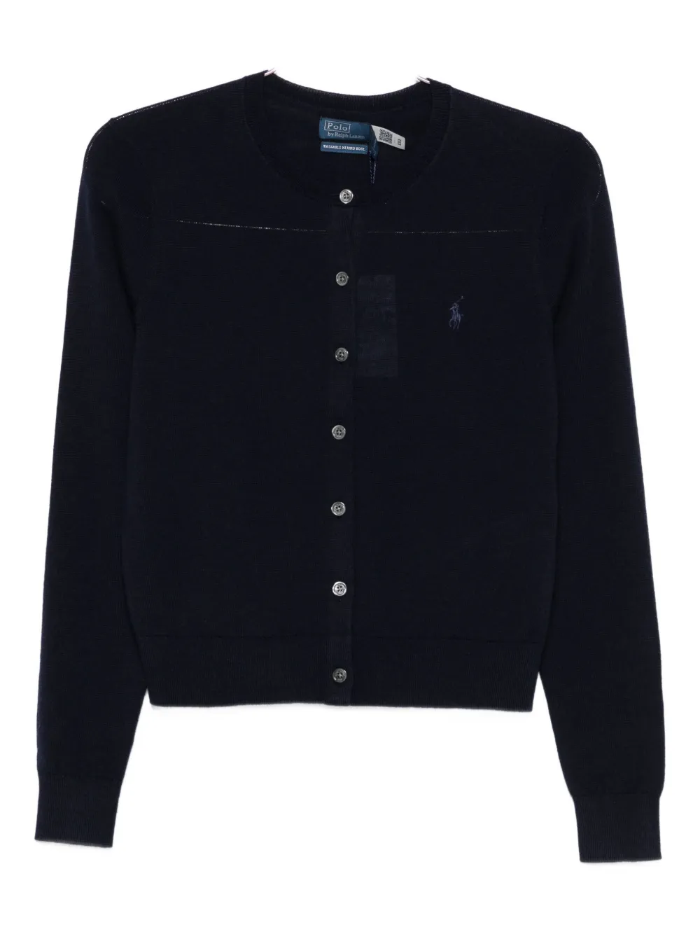 

Кардиган с вышитым логотипом POLO RALPH LAUREN, синий
