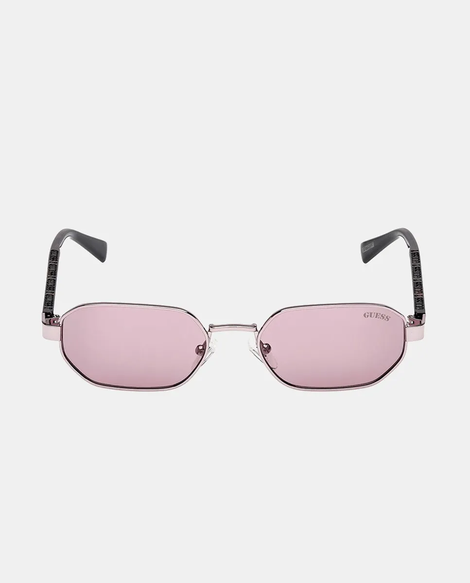 

Унисекс солнцезащитные очки геометрические металлические Guess, сиреневый