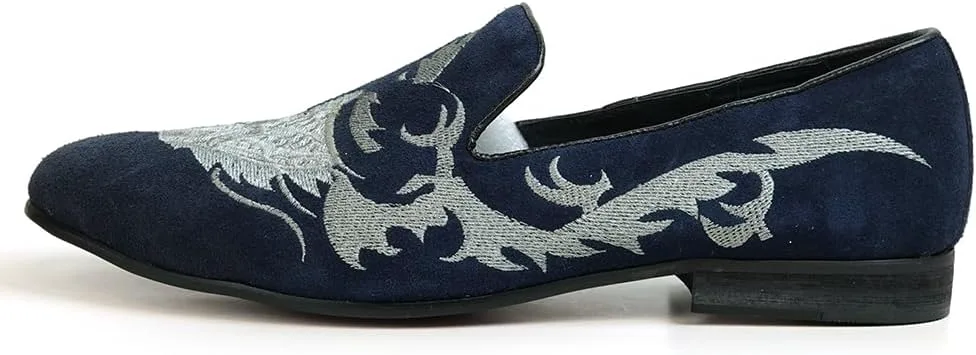

Мужские замшевые лоферы FI-7039 без застежки Fiesso by Aurelio Garcia, темно-синий