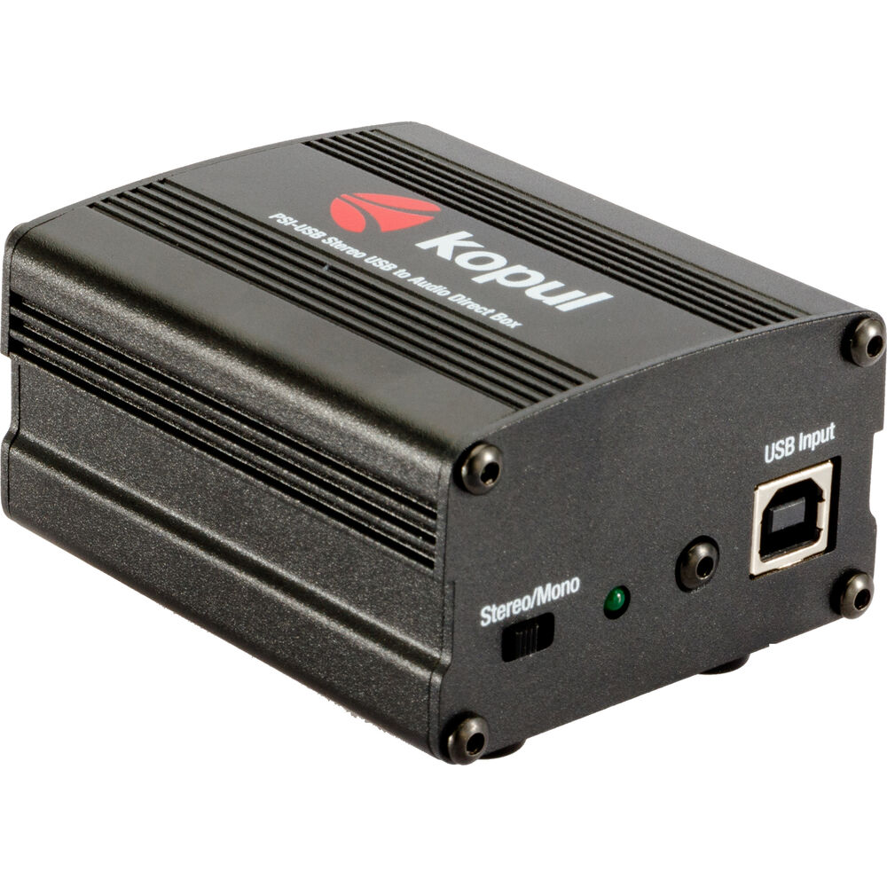 

Директ-бокс Kopul USB to Audio Direct Box for Digital Audio to PA PSI-USB