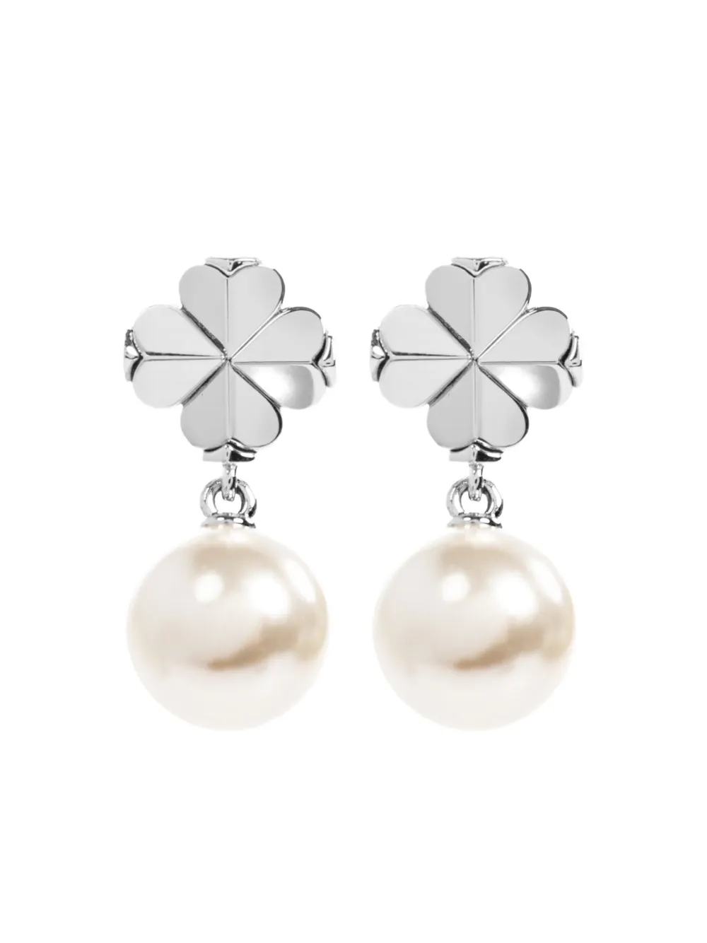 

Серьги с жемчужными подвесками Kate Spade, серебряный