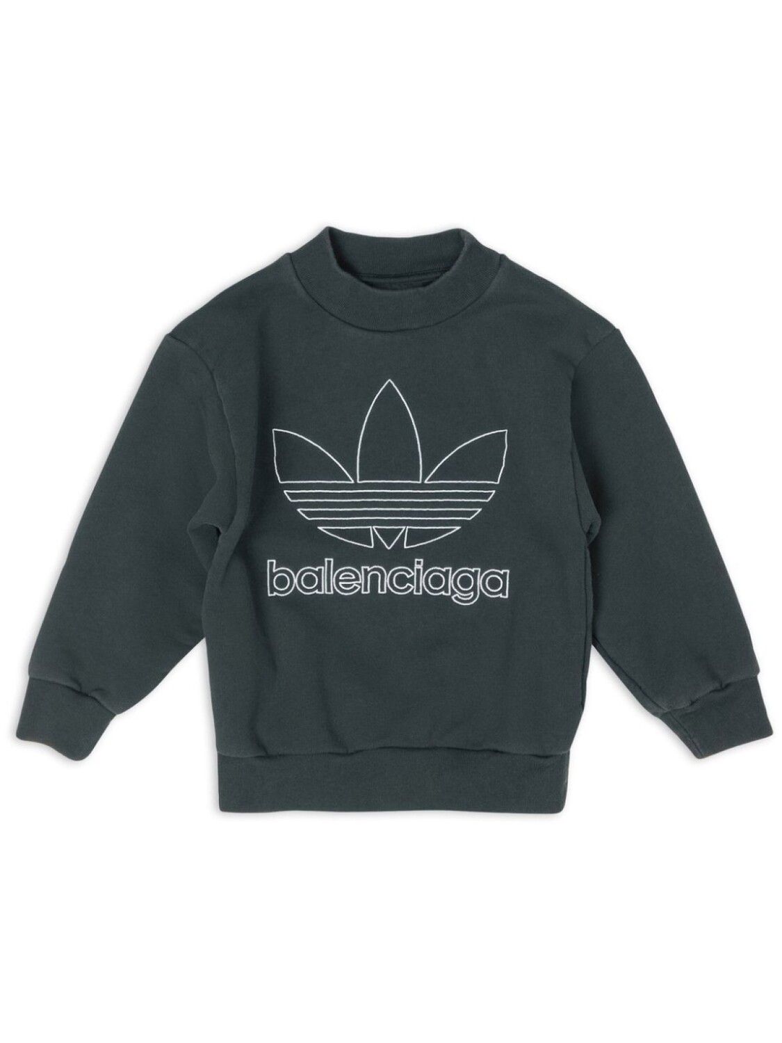 

Balenciaga Kids толстовка с круглым вырезом из коллаборации с adidas, зеленый