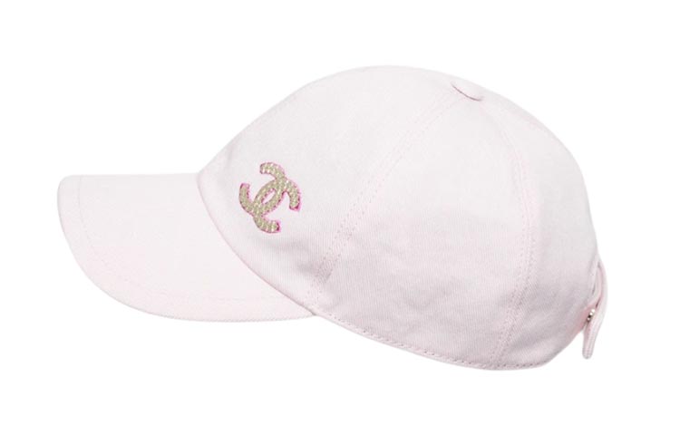

CHANEL Бейсболка женская светло-розовая, Light Pink
