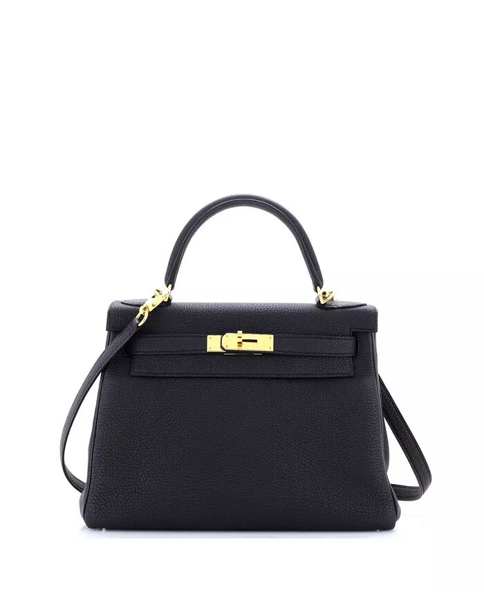 

Сумка Kelly 28, черная Togo с золотой фурнитурой Pre-Owned HERMÉS, черный