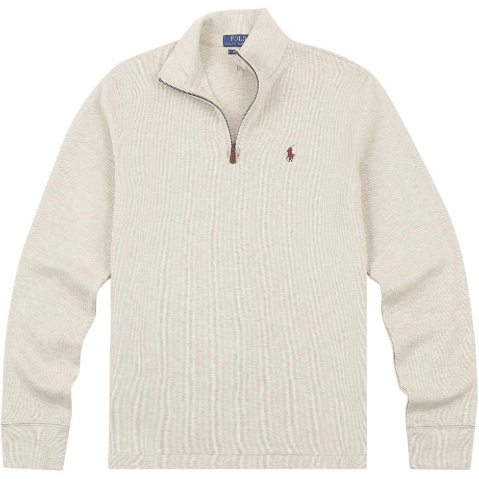 Толстовка FW23 мужская Polo Ralph Lauren, кремовый белый — фото 3