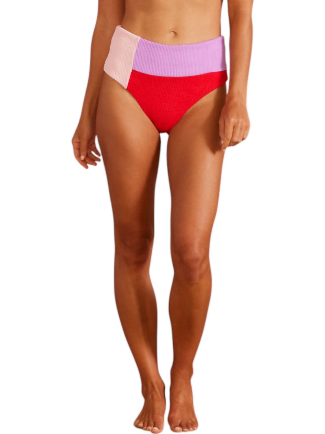 

Женский купальник MINKPINK, цвет red color block