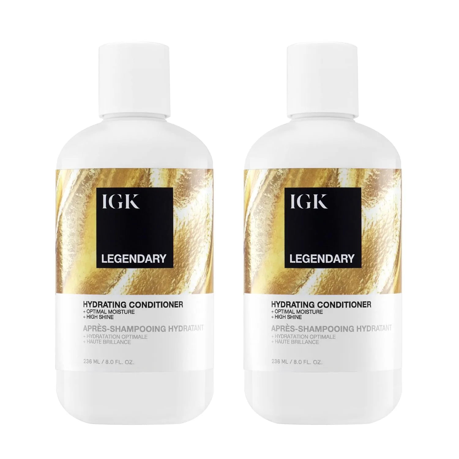 IGK Legendary Conditioner 2-Pack - укрепляющий кондиционер для поврежденных, ослабленных или химически обработанных волос
