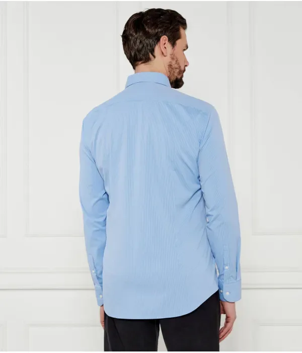 P-Hank-S-Kent-C1-222 футболка slim fit Boss, синий — фото 3