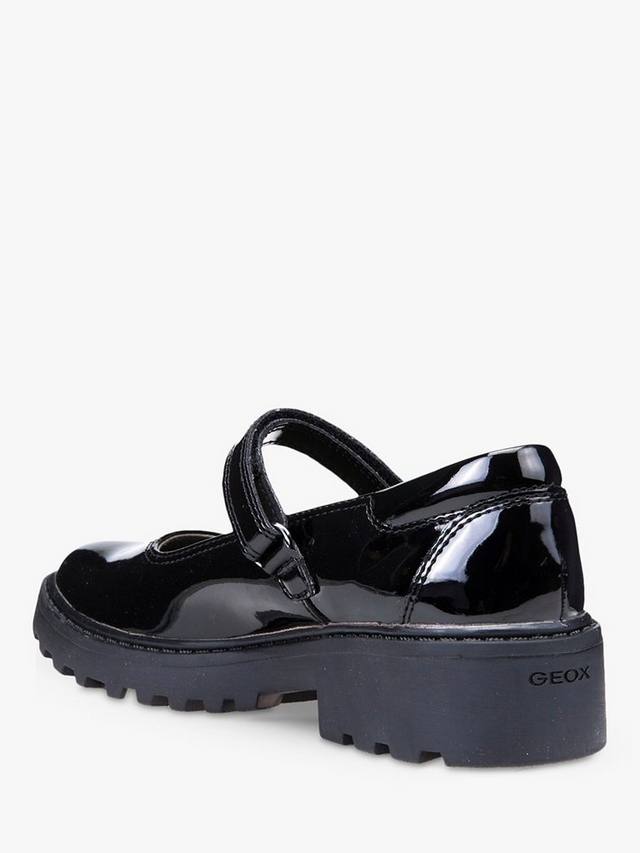 Детские школьные туфли Mary Jane Casey из искусственной кожи Geox, Black — фото 3