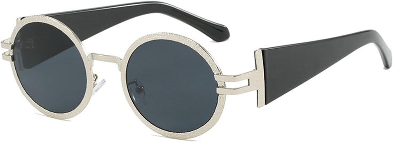 

Солнцезащитные очки Willochra в маленькой металлической оправе овальной формы для женщин, модные, роскошные, черные, с защитой от УФ-излучения UV400, зеленые, винтажные, для мужчин, C1