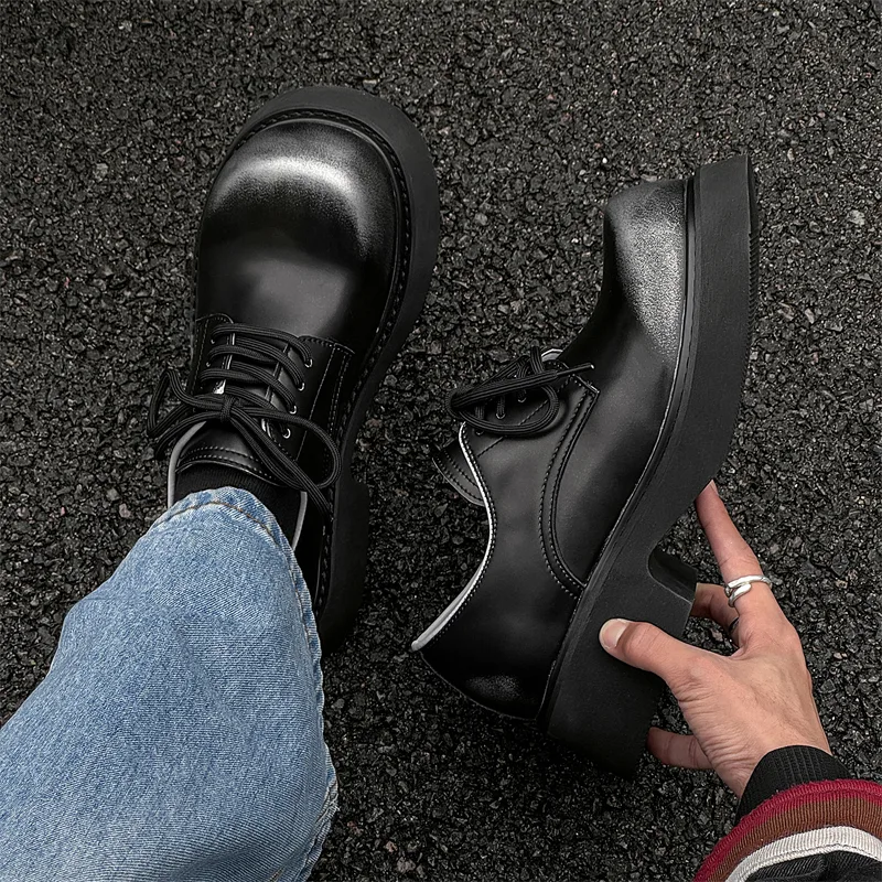 V ZERO FIVE Мужские повседневные туфли low top черный/коричневый/серебристый — фото 4