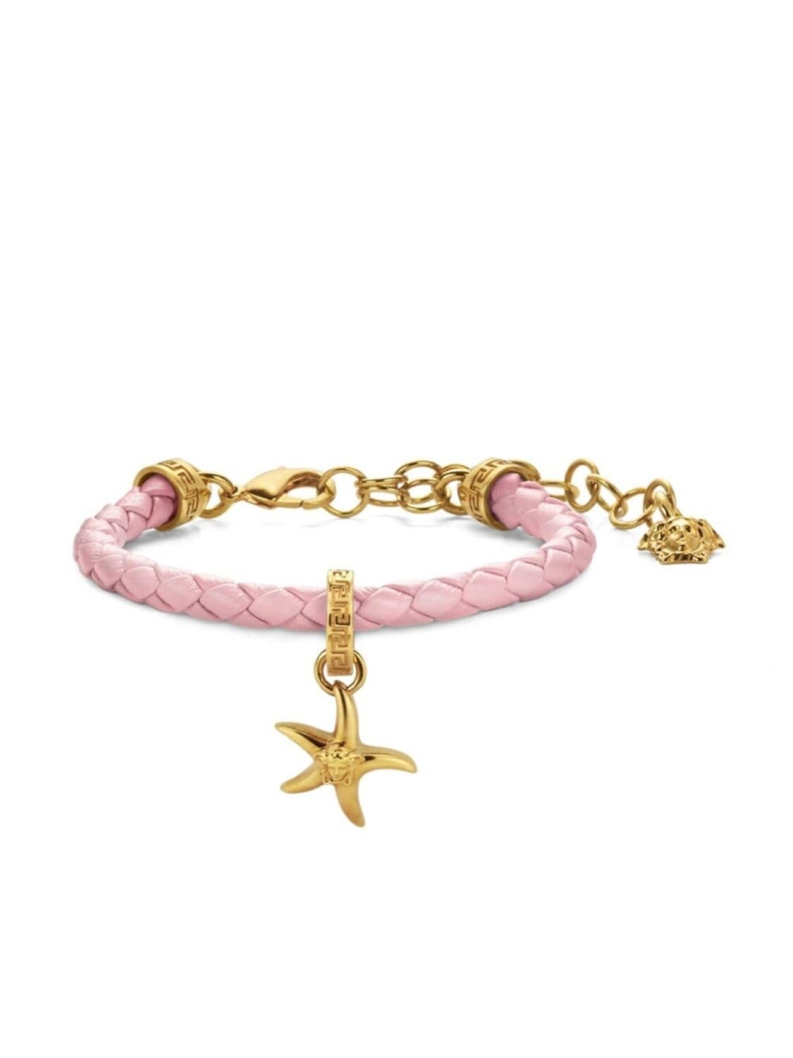 

Плетеный браслет с подвеской Starfish Versace, золотой