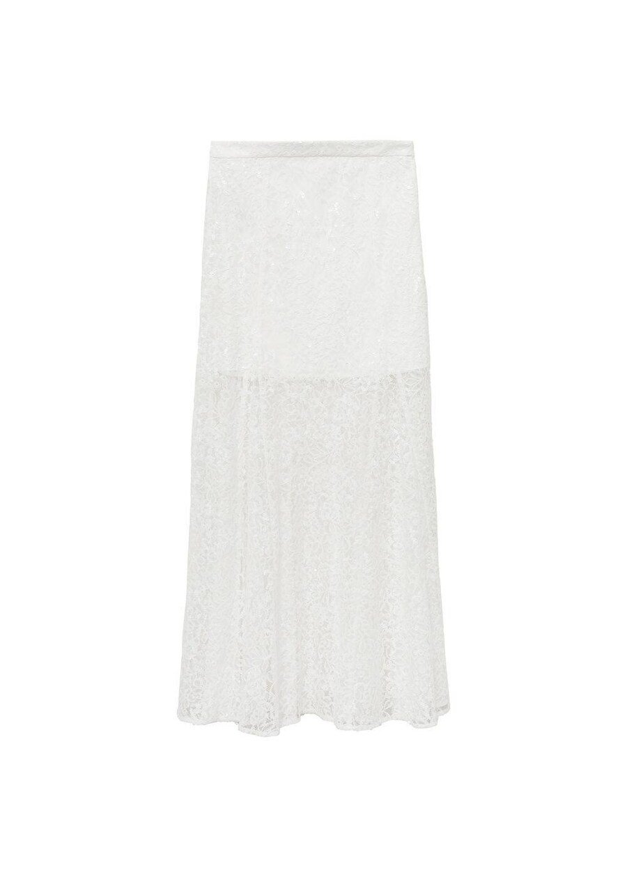 

Макси юбка MANGO Ninab-a, White