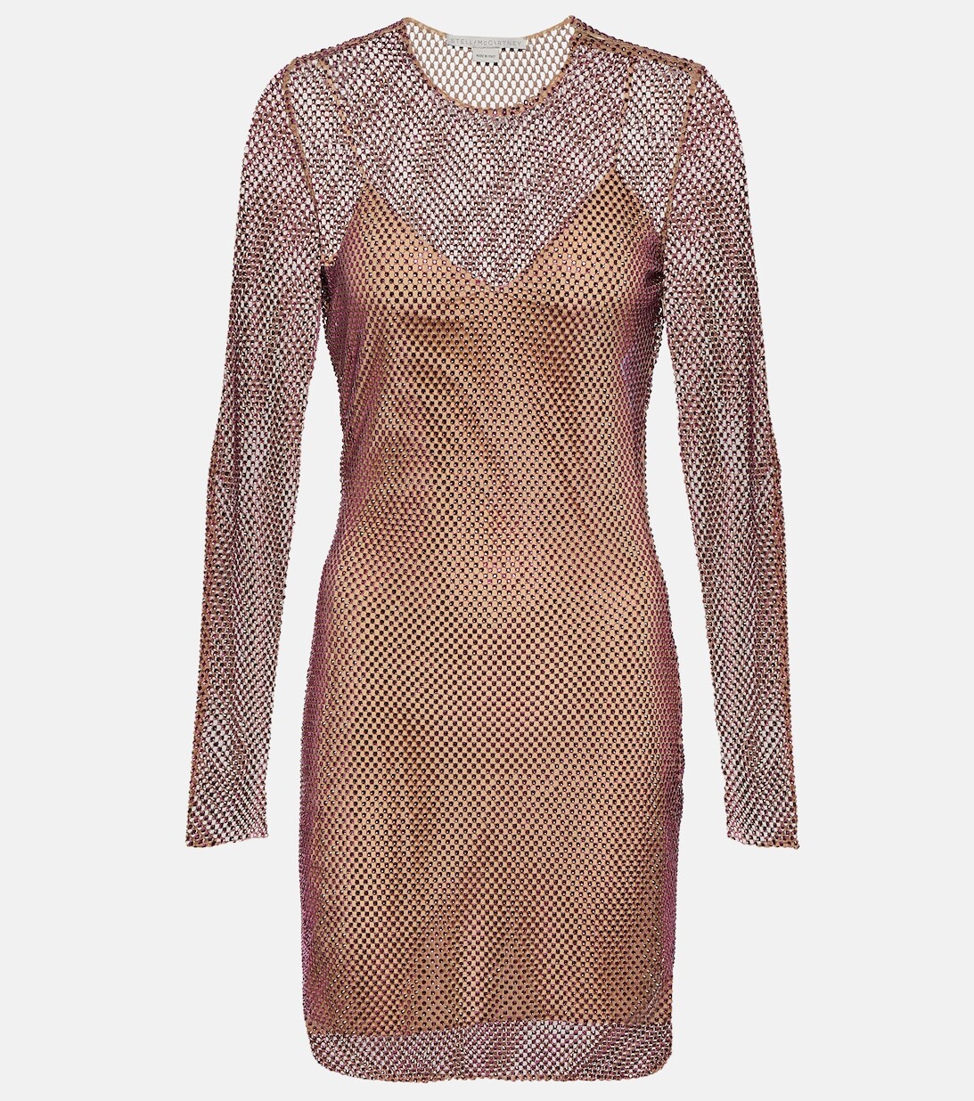 

Мини-платье с пайетками STELLA MCCARTNEY, розовый