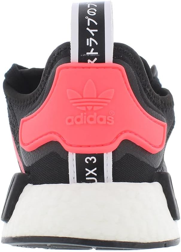 Кроссовки adidas NMDr1 для мужчин, белый/черный/розовый — фото 4