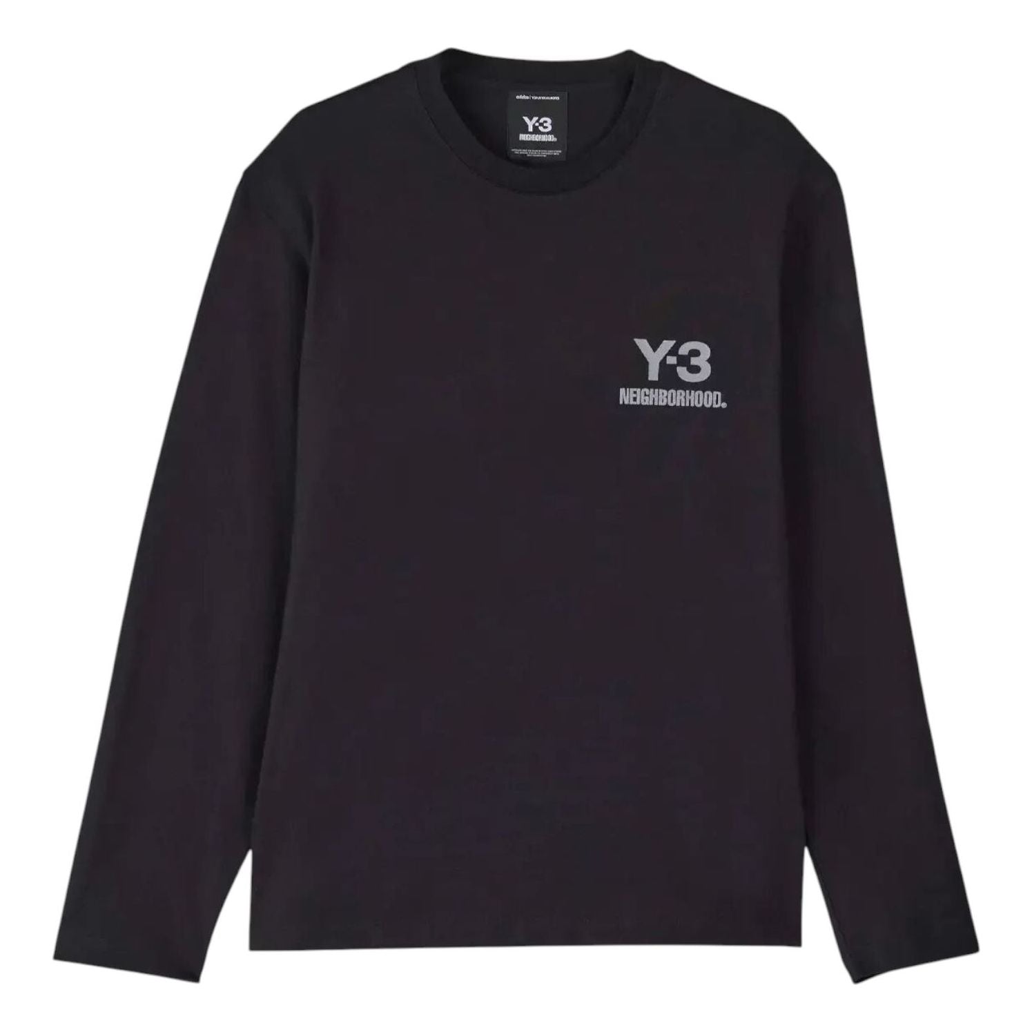 

Футболка adidas Y-3 x Neighborhood Logo Long-Sleeved Relaxed T-Shirt 'Black'