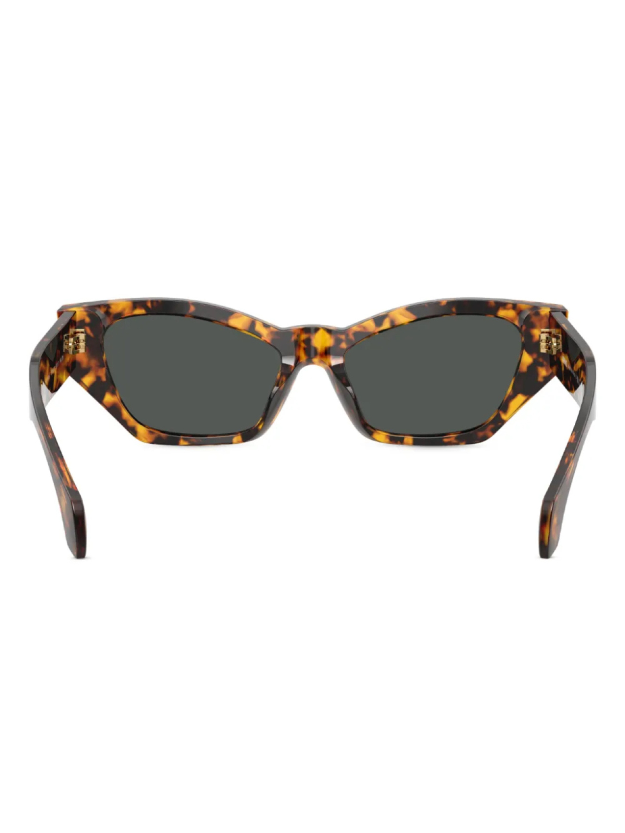 Versace Eyewear солнцезащитные очки в оправе 'кошачий глаз', коричневый — фото 4