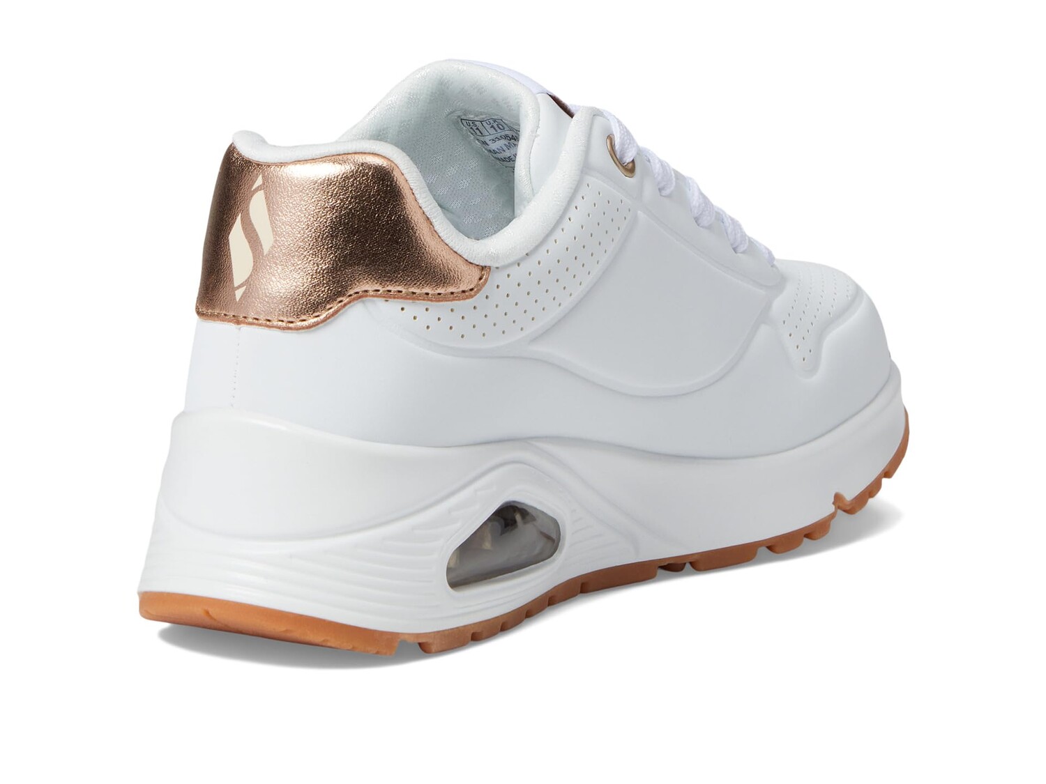 Кроссовки SKECHERS KIDS Uno Gen1 - Shimmer Away 310545L (Little Kid/Big Kid), белый — фото 4