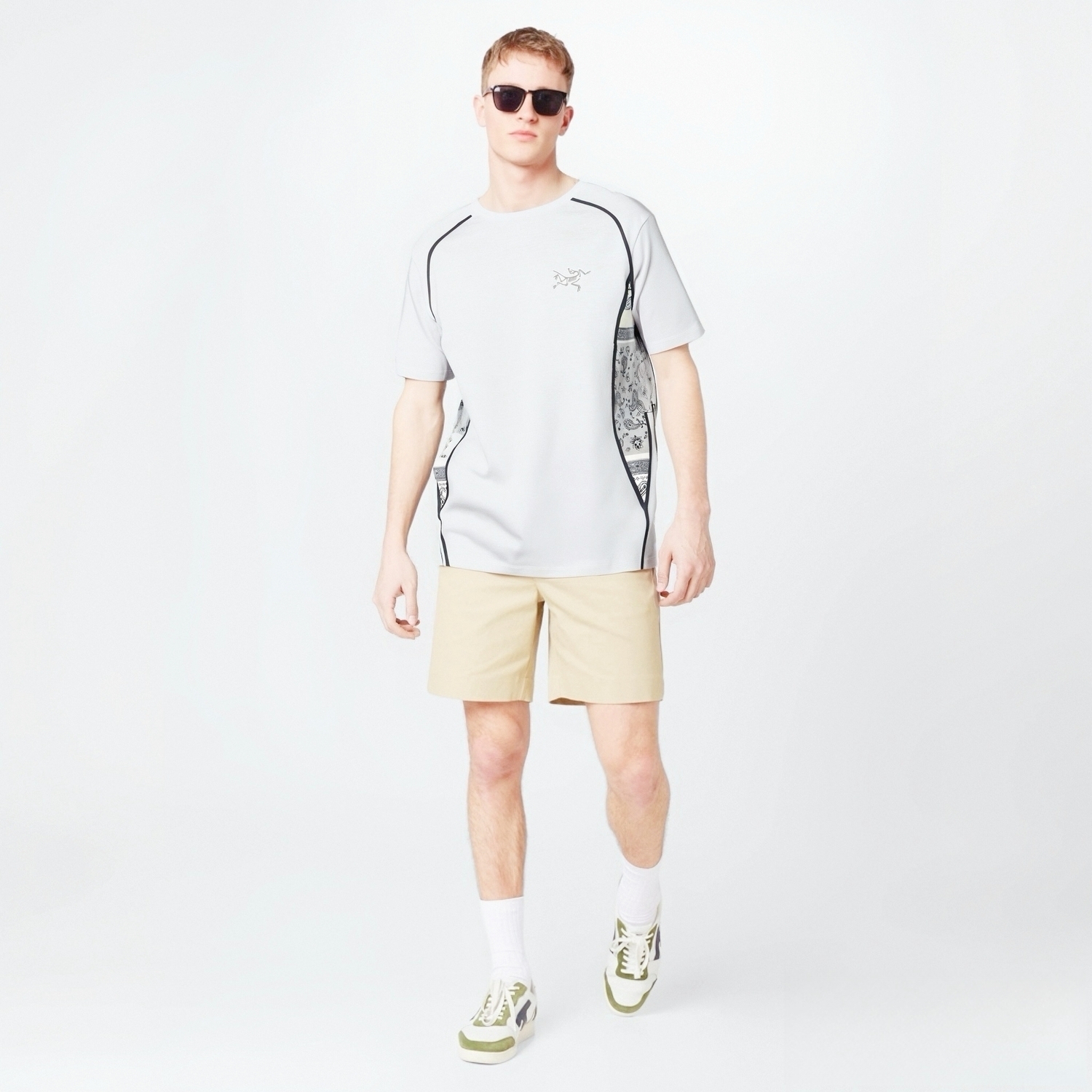Arcteryx Футболка Kragg Unisex цвета Ivory White/White Light — фото 3
