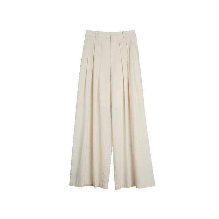 

ELLE Повседневные брюки женские Khaki тонкие прямого кроя