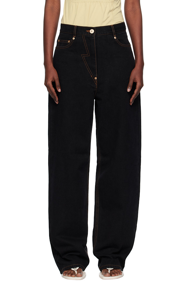 

Прямые джинсы Pushbutton, черный