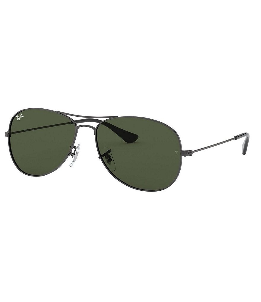 

Солнцезащитные очки Ray-Ban Cockpit Aviator 59 мм, серый