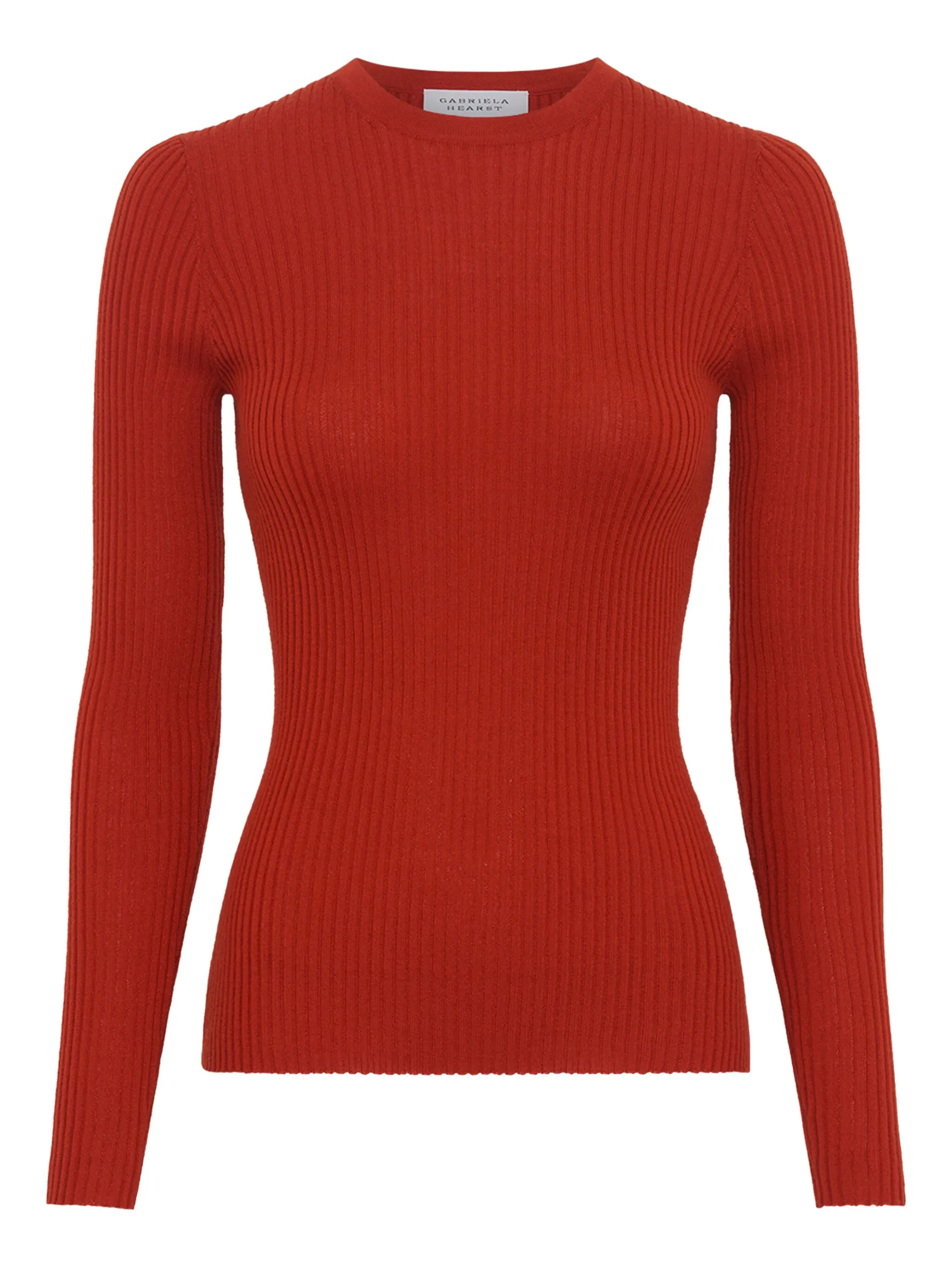 

Свитер Browning в рубчик Gabriela Hearst, оранжевый