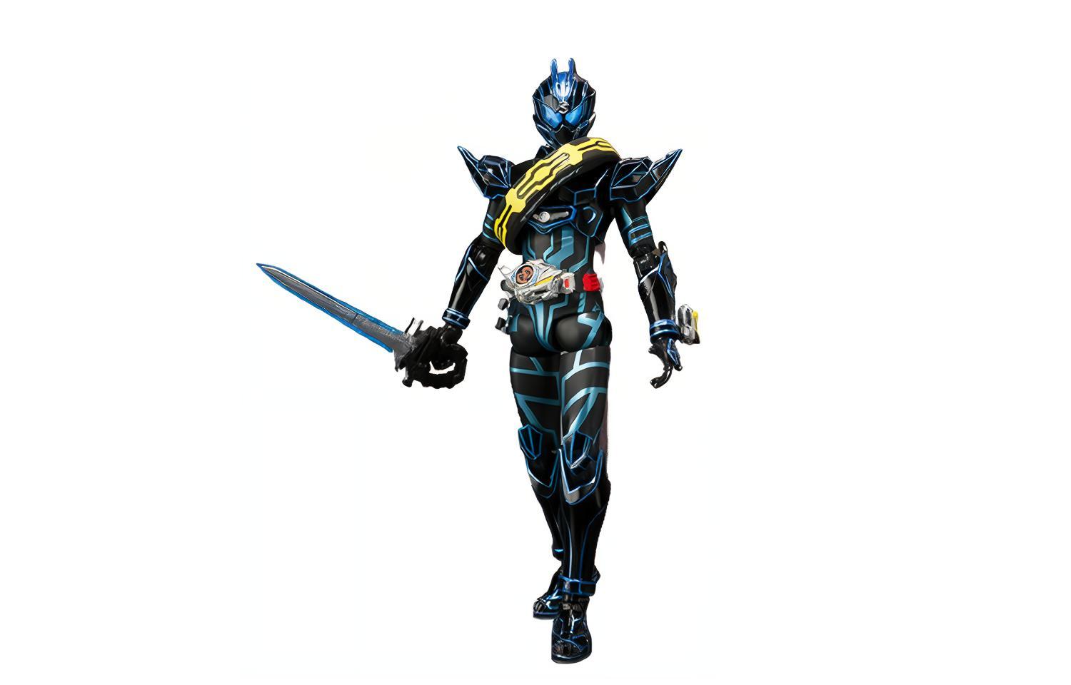 

Фигурка Kamen Rider Shf Gothic Old Driver, футуристическая, с возможностью изменения позы BANDAI, gothic old driver, futuristic style