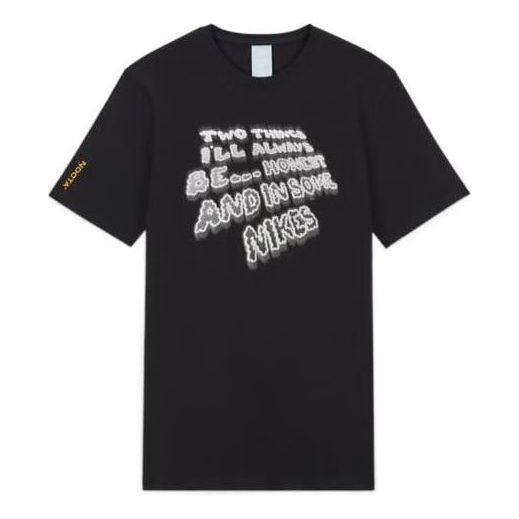 

Футболка Nike x Drake NOCTA Tee 'Black White', черный