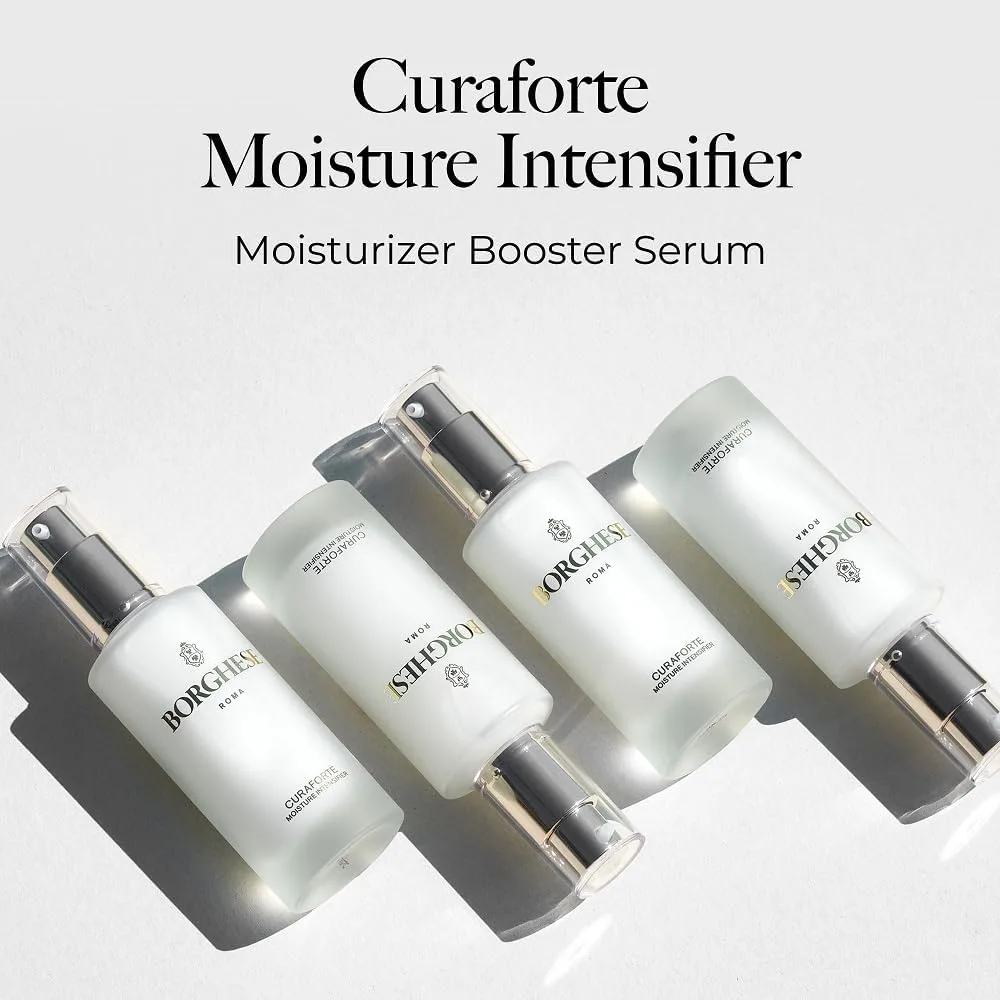 Увлажняющая сыворотка Borghese Curaforte Moisture Intensifier для выравнивания тона кожи и разглаживания мелких морщин, с гиалуроновой кислотой и коллагеном, подходит для всех типов кожи. Дорожный размер — фото 2