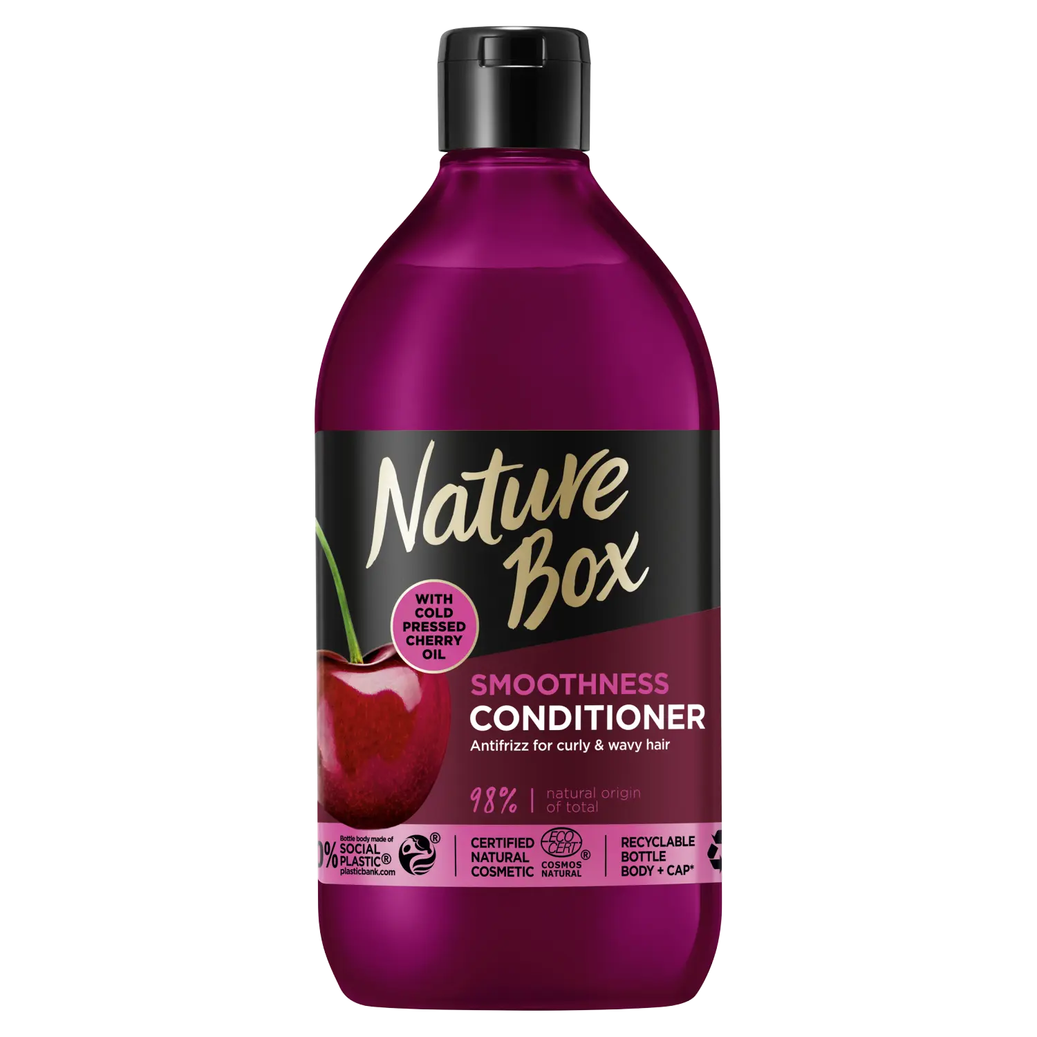 

Разглаживающий кондиционер для волос Nature Box Smoothness, 385 мл