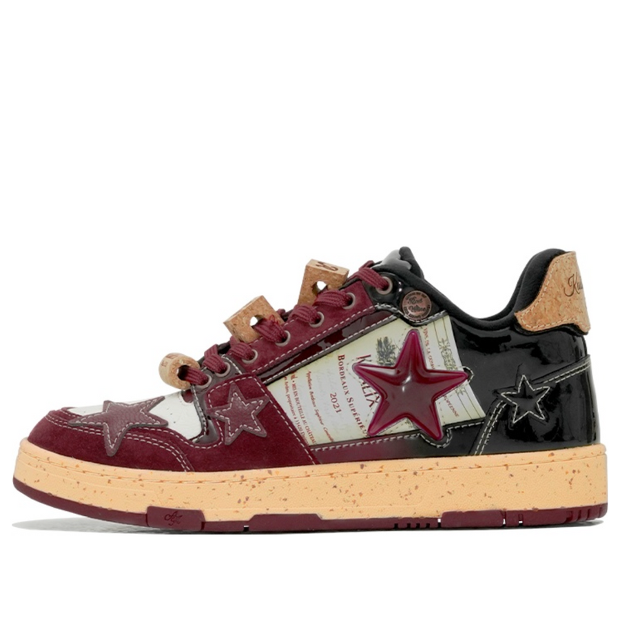 

Кроссовки KAALIXTO Skateboarding Low 'Red Wine', бордовый