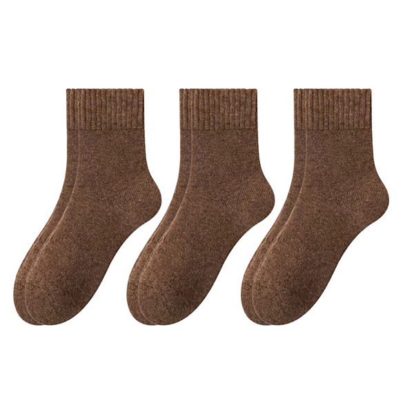 

Женские термоноски 3 шт из шерстяной смеси с плюшевой подкладкой для зимнего тепла Anna-Kaci, Brown