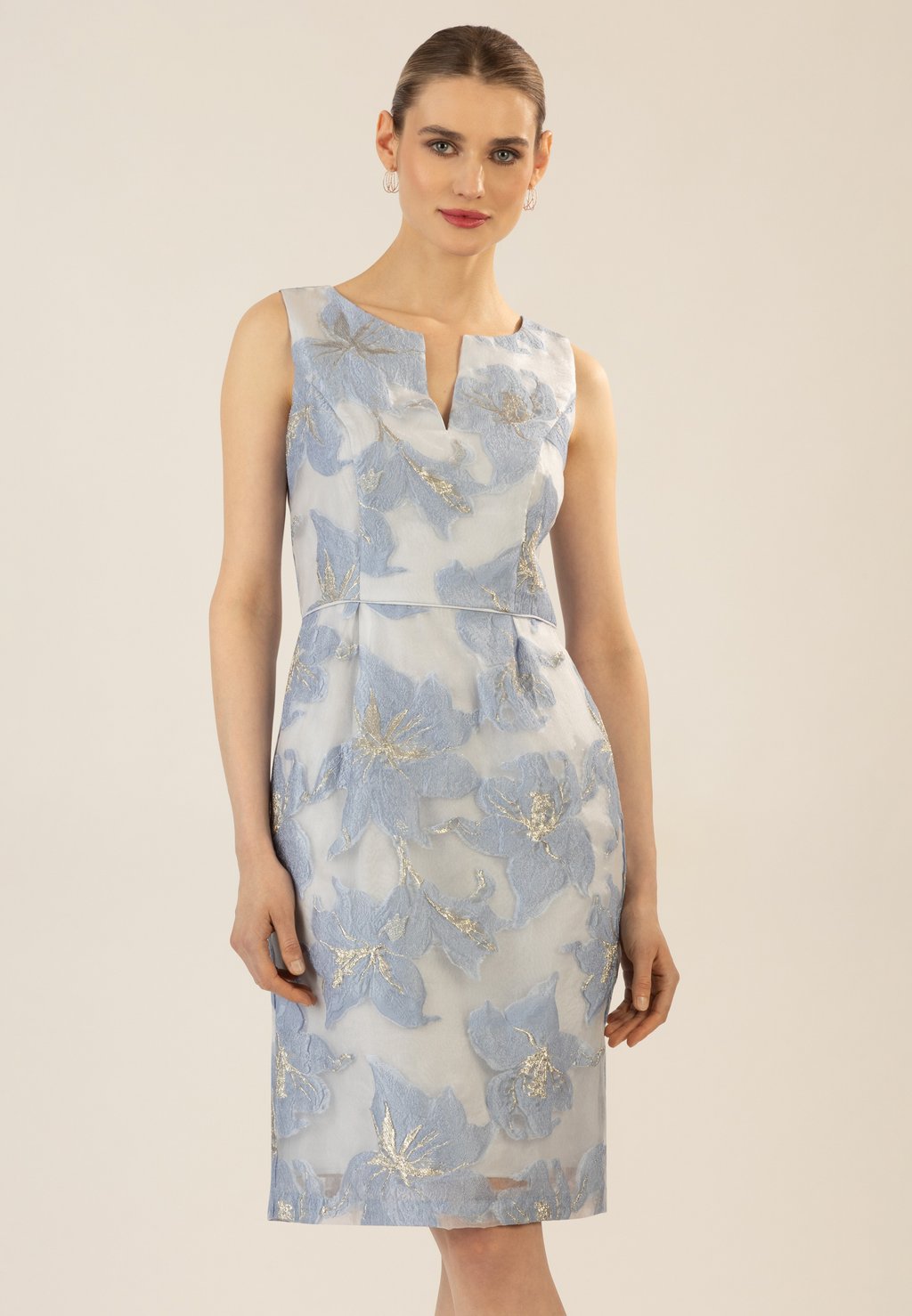 

Платье-футляр JACQUARD Apart, светло-голубой