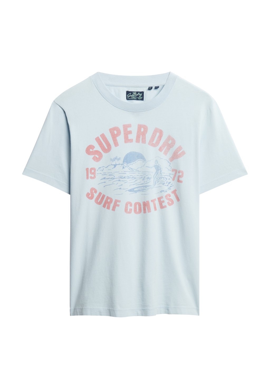 Футболка с принтом LOFI OUTDOOR Superdry, светло-голубой — фото 4