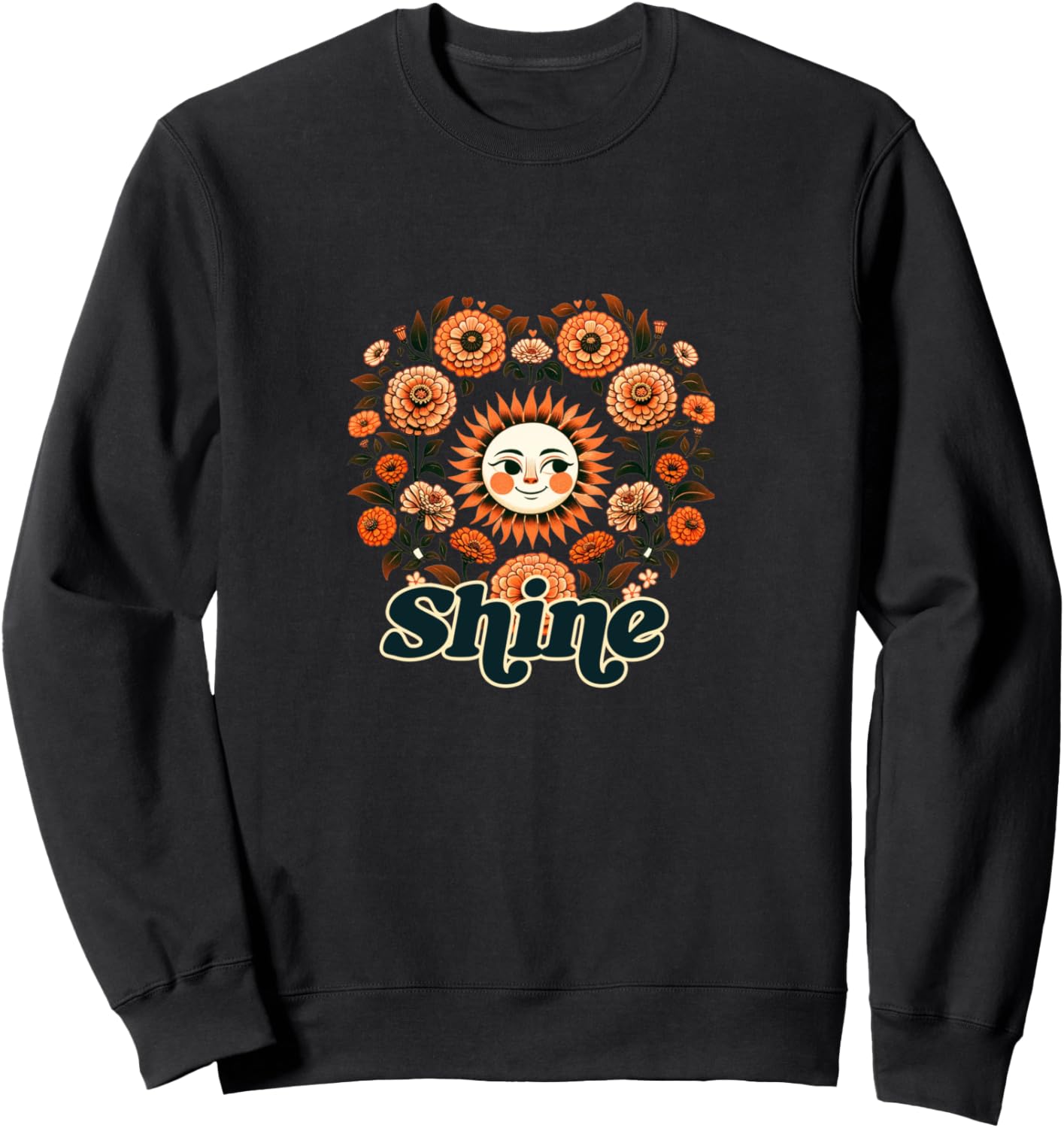 

Толстовка Shine Retro Sunshine Vintage Sunny Snugg, черный