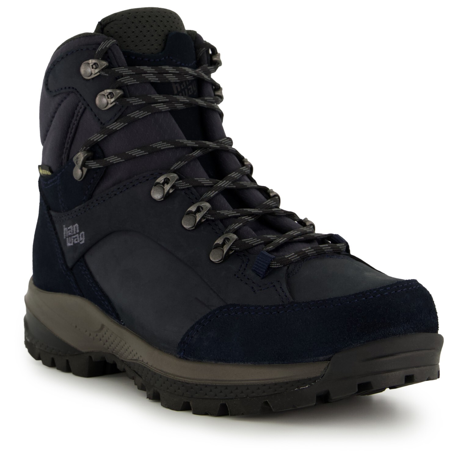 Ботинки для прогулки Hanwag Women's Banks StraightFit Extra GTX, цвет Asphalt/Mint — фото 2