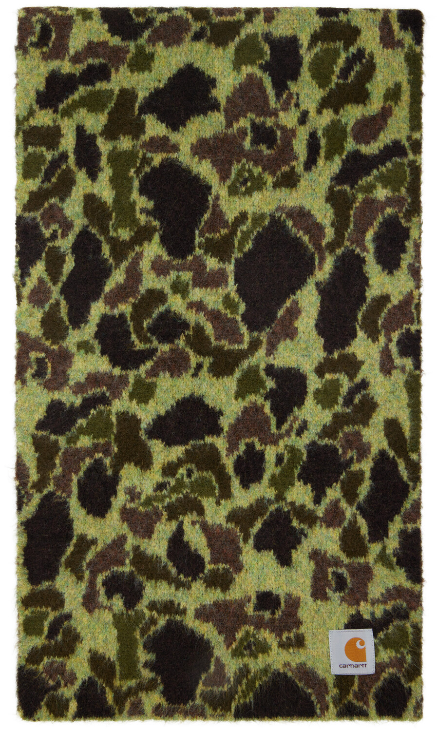

Шарф Палмер цвета хаки Carhartt Work In Progress, Green camo duck jacquard