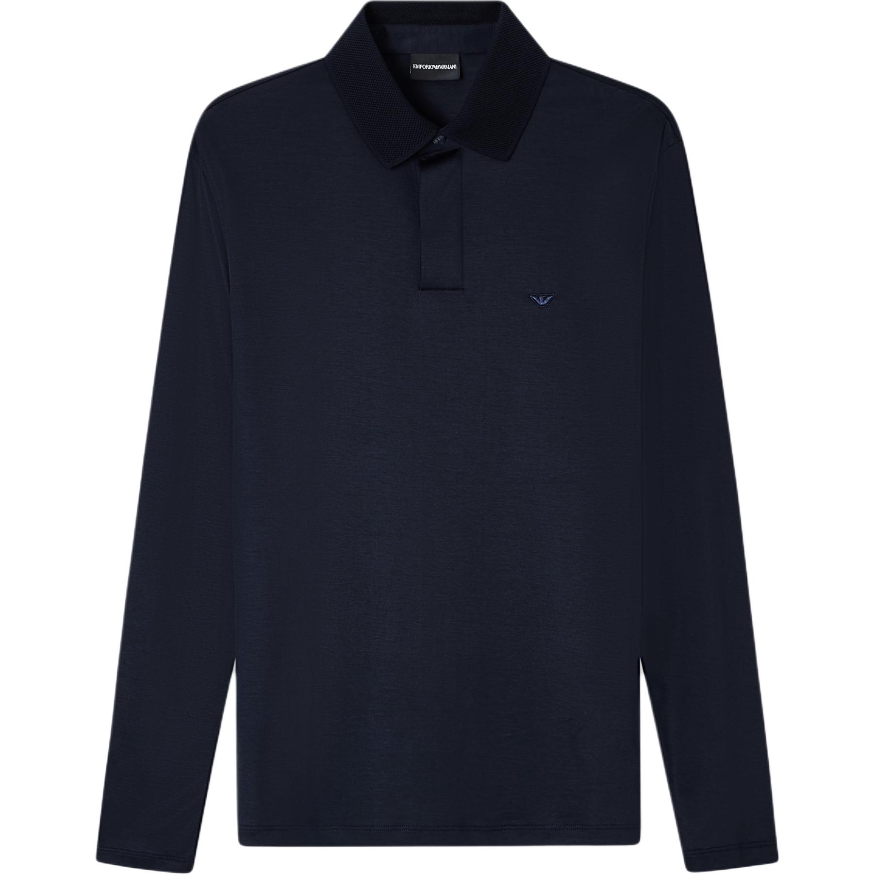 

Мужская рубашка-поло SS26 Emporio Armani, marine синий