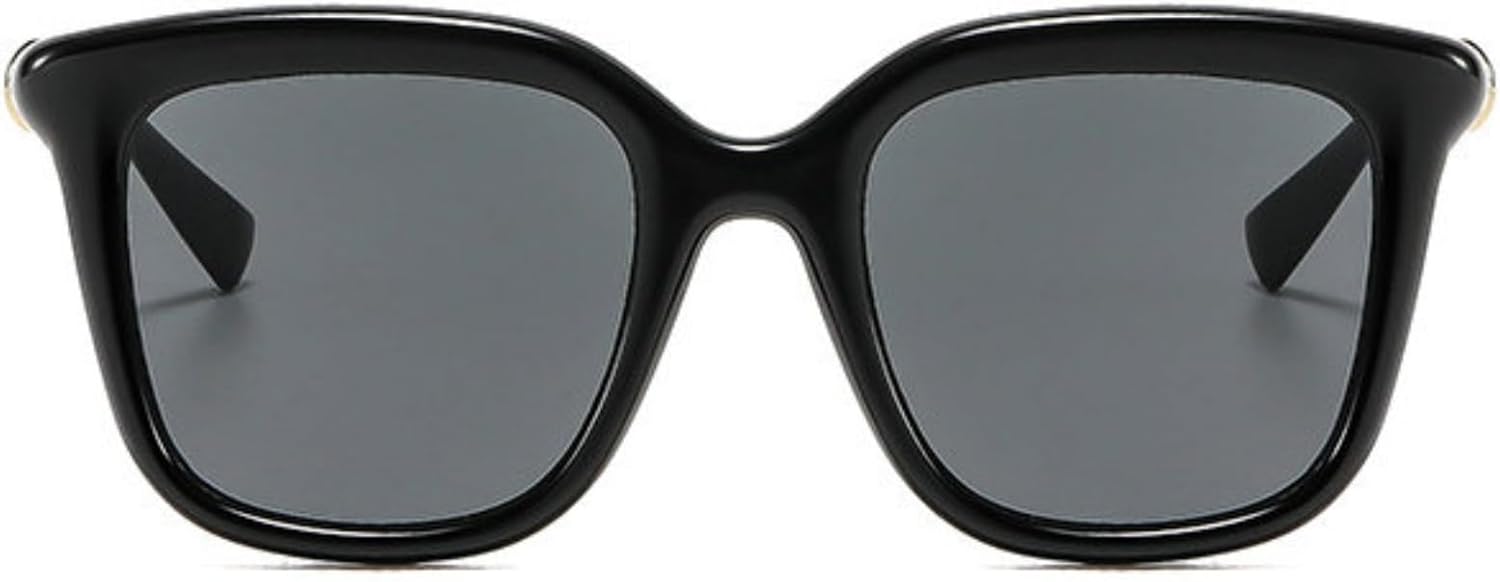 

Willochra Модные солнцезащитные очки большого размера «кошачий глаз» для женщин, металлическая оправа, защита от УФ-излучения UV400, трендовые квадратные солнцезащитные очки для активного отдыха, черные, C1