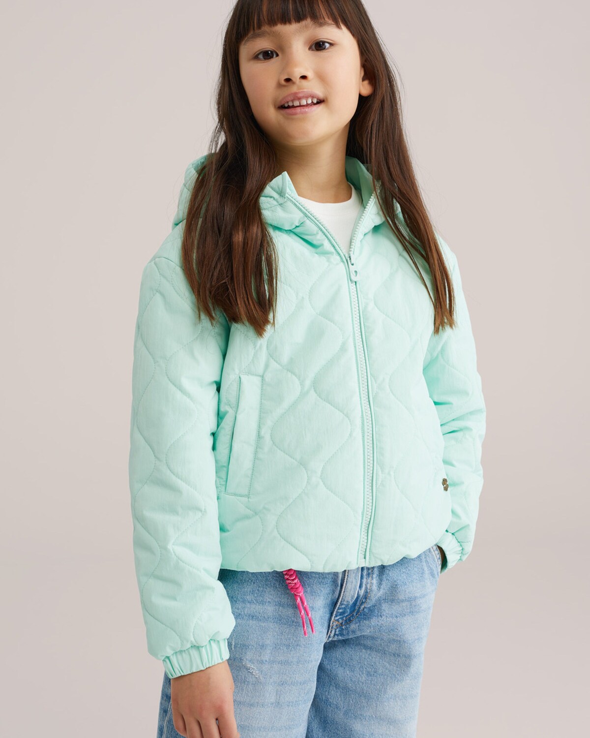 WE Fashion Куртка межсезонная в цвете Mint — фото 3