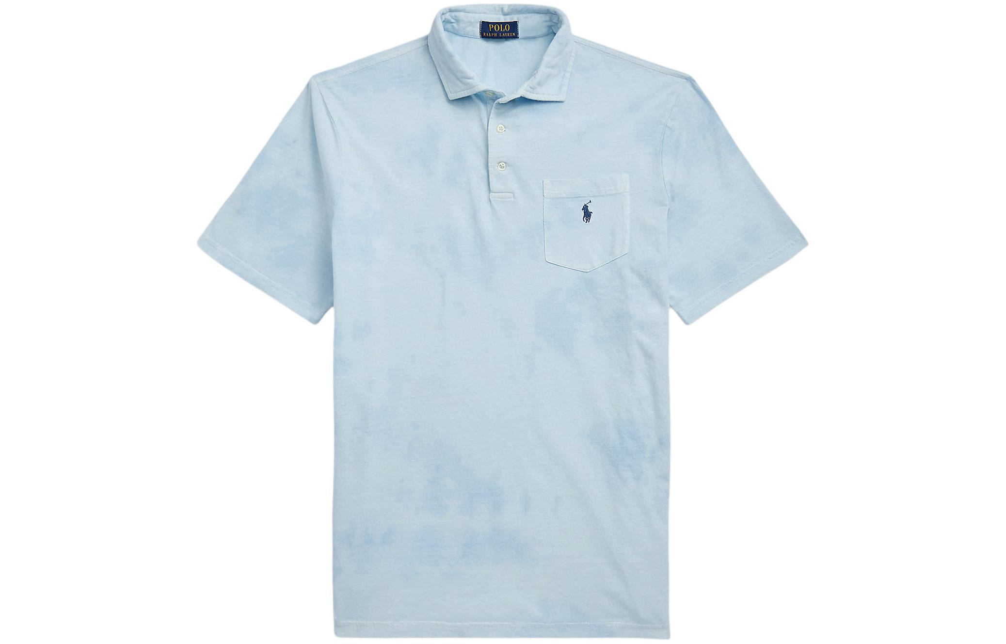 

Футболка поло мужская синяя Polo Ralph Lauren