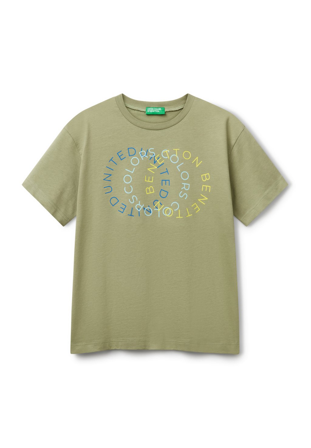 

Футболка с принтом United Colors of Benetton, зеленый