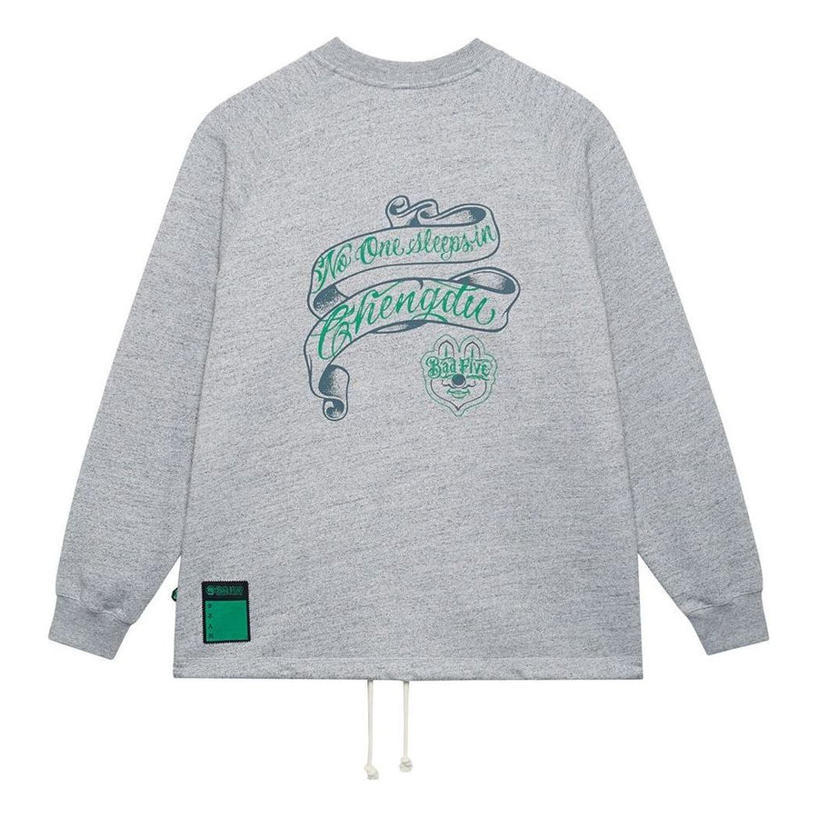 

Свитер Li-Ning Lifestyle Vintage Graphic Printed Pullover 'Grey', серый