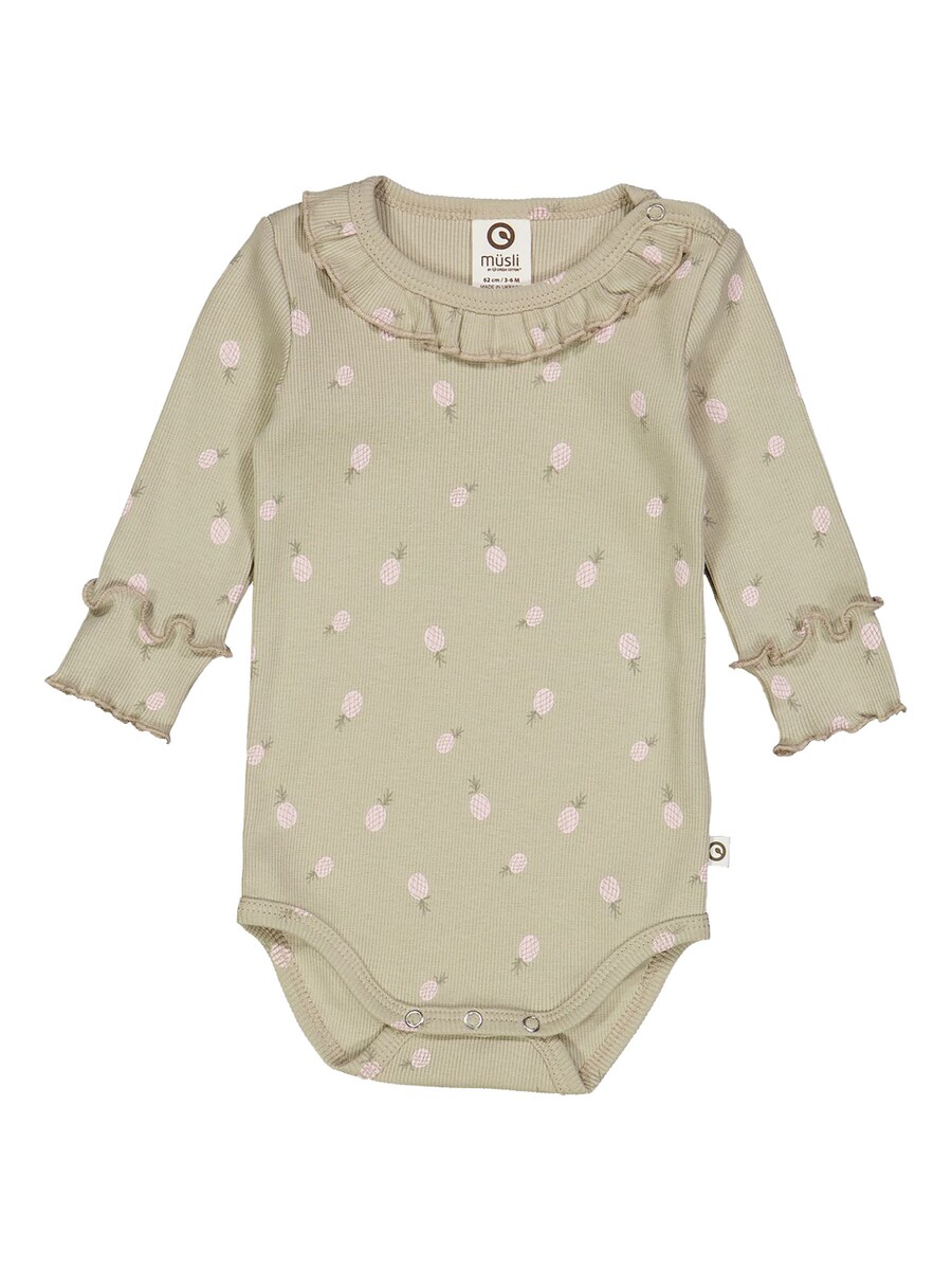 

Комбинезон Müsli by GREEN COTTON, цвет Green/Khaki/Light green