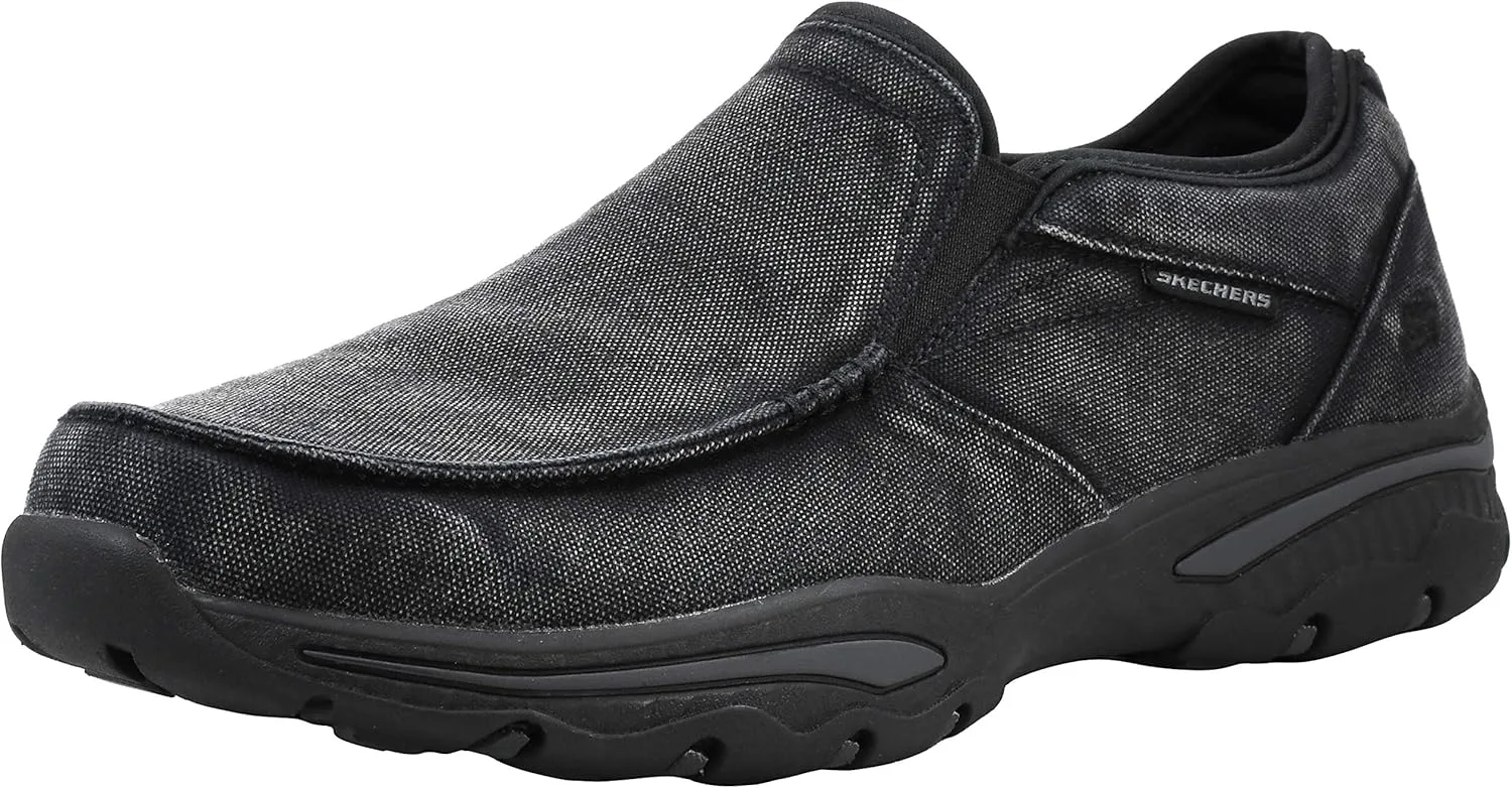 Мужские кроссовки Skechers Creston Moseco свободного кроя, черный