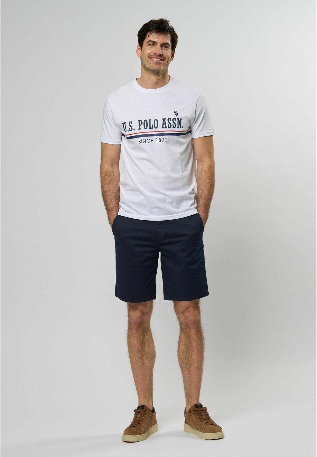 Футболка с принтом LIMITED ANNIVERSARY U.S. Polo Assn., белый — фото 2