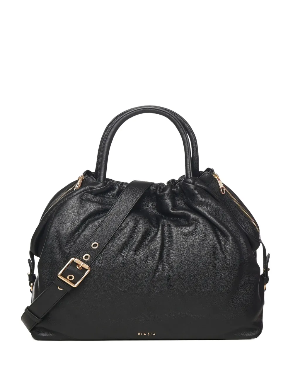 

Сумка-тоут с драпировкой Biasia, черный